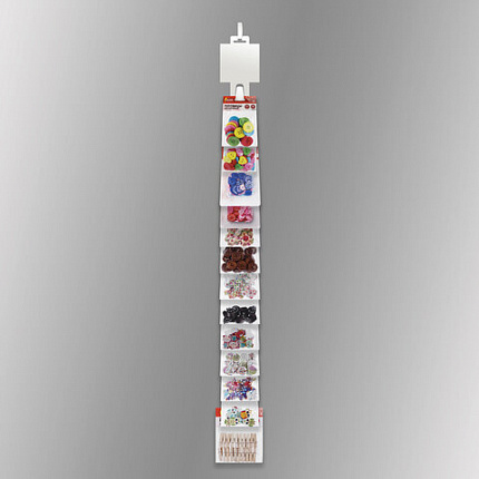 Стриплента на 13 замков, 980х50 мм, с топпером, толщина 0,5 мм, полипропилен, NoName, 504887