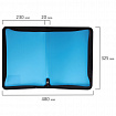 Папка на молнии пластиковая BRAUBERG, А4, 325х230 мм, 4 цвета ассорти, неоновая, 224054