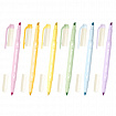 Набор текстовыделителей двусторонних 6 ПАСТЕЛЬНЫХ ЦВЕТОВ, BRAUBERG "TWIN PASTEL", линия 1-5 мм, 152518