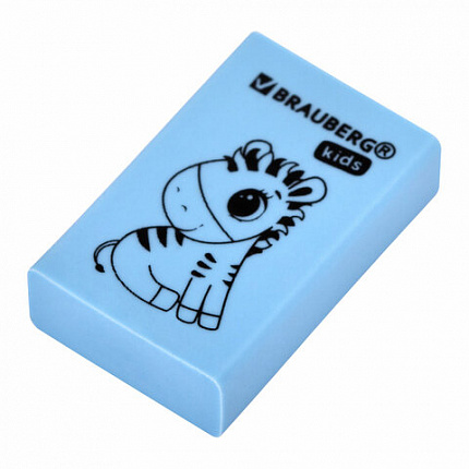 Ластик BRAUBERG KIDS "Школьный", 26х17х7 мм, прямоугольный, пастельные цвета ассорти, 271991