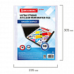 Папки-файлы перфорированные А4 BRAUBERG "EXTRA 900", КОМПЛЕКТ 50 шт., гладкие, ПЛОТНЫЕ, 90 мкм, 229670