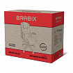 Кресло BRABIX PREMIUM "Phantom EX-553", рециклированная кожа, регулируемый подголовник, коричневое, 532941