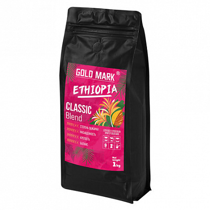 Кофе в зернах GOLD MARK "Classic Blend", арабика 100%, 1 кг, 624071