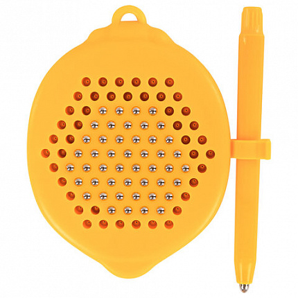 Магнитный планшет MAGPAD MINI для рисования 9х11,5 см, 91 шарик, ассорти, BRAUBERG KIDS, 665106