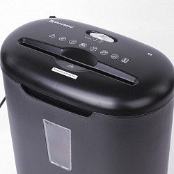 Уничтожитель (шредер) BRAUBERG S6, 3 уровень секретности, фрагменты 5х34 мм, 6 листов, корзина 16 литров, 530963