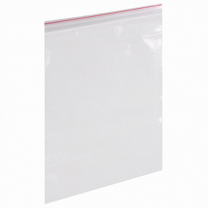 Пакеты с замком ZIP LOCK "зиплок", комплект 100 шт., 200х250 мм, ПВД, толщина 40 микрон, BRAUBERG, 606215