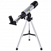 Телескоп рефрактор астрономический настольный, увеличение 90х, объектив 50 мм, фокус 360 мм, видоискатель, 50360, BRAUBERG KIDS, 391396