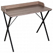 Стол на металлокаркасе BRABIX "LOFT CD-008", 900х500х780 мм, цвет морёный дуб, 641863