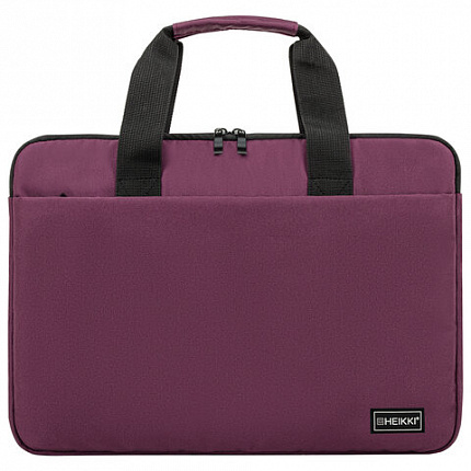 Сумка портфель HEIKKI PERSPECTIVE (ХЕЙКИ) с отд. для ноутбука 15,6", бордовая, 28х39х3 см, 272596
