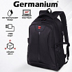 Рюкзак GERMANIUM UPGRADE универсальный, 2 отделения, отделение для ноутбука, USB-порт, "UP-1", черный, 47х31х18 см, 271665