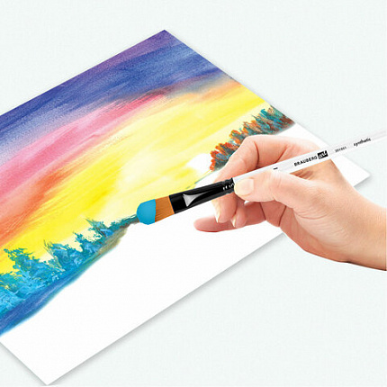 Кисти художественные набор 12 шт, синтетика, овальные № 1-12, BRAUBERG ART DEBUT, КОД