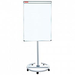 Доска-флипчарт магнитно-маркерная 70х100 см, передвижная, ГАРАНТИЯ 10 ЛЕТ, BRAUBERG, 231703