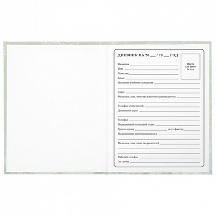 Дневник 1-4 класс 48 л., твердый, ЮНЛАНДИЯ, глянцевая ламинация, с подсказом, "Котик", 106825