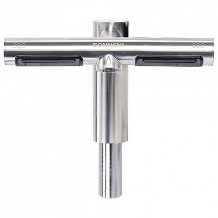 Сушилка для рук, встроенная в смеситель с подачей воды, сенсорная, SONNEN SF1204, 1200 Вт, 95 м/с, IP24, нержавеющая сталь, 607194