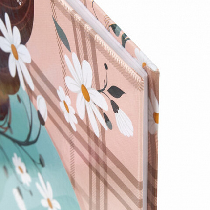 Дневник 5-11 класс 48 л., твердый, BRAUBERG, глянцевая ламинация, с подсказом, "Summer girl", 106882