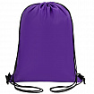 Мешок для обуви BRAUBERG ПРОЧНЫЙ, на шнурке, фиолетовый, 42x33 см, 270288