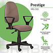 Кресло BRABIX "Prestige Ergo MG-311", регулируемая эргономичная спинка, ткань, бежевое, 531873