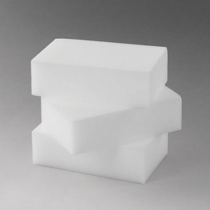 Губка-ластик МЕЛАМИНОВАЯ для удаления пятен, для чистки кухни, уборки, обуви, 10х6х3 см, КОМПЛЕКТ 3 шт., полибэг, LAIMA, 605035