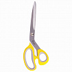 Ножницы портновские ОСТРОВ СОКРОВИЩ ПРЕМИУМ, 230 мм, желтые с резиновыми серыми вставками, 237455