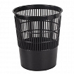 Корзина для бумаг BRAUBERG сетчатая, 14 л, черная, 237003