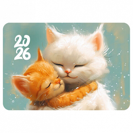 Календарь карманный на 2026 г, BRAUBERG, 64х93 мм, АССОРТИ №2, 20 видов, 117304