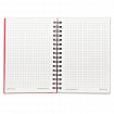 Блокнот МАЛЫЙ ФОРМАТ А6 105х145 мм, 60 л., гребень, пластик+картон, клетка, BRAUBERG, "Офис", 125398