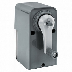 Точилка механическая BRAUBERG CLASSIC, для чернографитных и цветных карандашей, корпус светло-серый, 272002