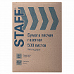 Бумага писчая газетная А4, 43-47 г/м2, 500 листов, STAFF, 115342