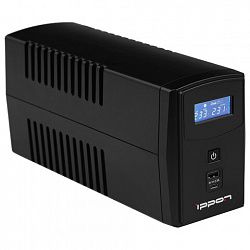 Источник бесперебойного питания IPPON Back Power Pro II Euro 850, 850ВА (480Вт), LCD, 2 евророзетки, 1005575