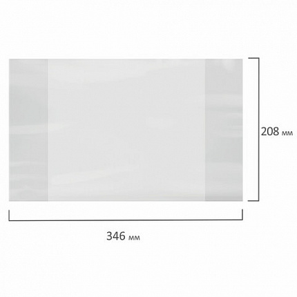 Обложка ПВХ 208х346 мм для тетрадей и дневников, ПИФАГОР, 80 мкм, 229308