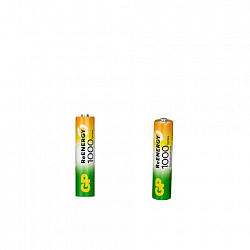 Батарейки аккумуляторные GP ReEnergy Ni-Mh мизинчиковые КОМПЛЕКТ 4 шт., ААА (HR03), 950 mAh, 100AAAHCRGY, 100AAAHCRGY-2C