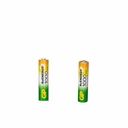 Батарейки аккумуляторные GP ReEnergy Ni-Mh мизинчиковые КОМПЛЕКТ 4 шт., ААА (HR03), 950 mAh, 100AAAHCRGY, 100AAAHCRGY-2C