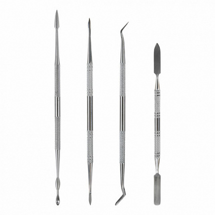 Стеки для лепки и моделирования металлические НАБОР 4 шт., BRAUBERG ART CLASSIC, 271171