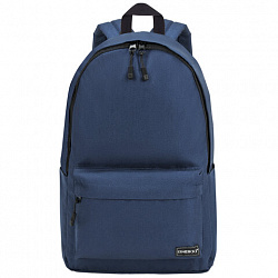 Рюкзак HEIKKI POSITIVE (ХЕЙКИ) универсальный, карман-антивор, "Dark blue", 42х28х14 см, 272552