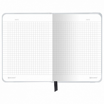 Блокнот с резинкой в клетку 96 л., МАЛЫЙ ФОРМАТ А6, 109х148 мм, твердая обложка, BRAUBERG, "Future", 116332