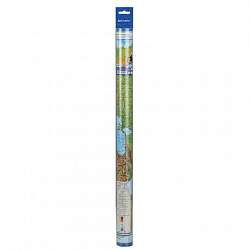 Карта России физическая 101х70 см, 1:8,5М, с ламинацией, интерактивная, европодвес, BRAUBERG, 112392