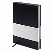 Ручка шариковая PARKER "Jotter Core Stainless Steel CT", ежедневник А5 черный, пакет, 880891