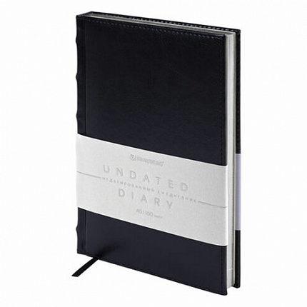 Ручка шариковая PARKER "Jotter Core Stainless Steel CT", ежедневник А5 черный, пакет, 880891
