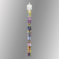 Стриплента на 13 замков, 980х50 мм, с топпером, толщина 0,5 мм, полипропилен, NoName, 504887