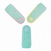 Ластики BRAUBERG "ULTRA PASTEL", НАБОР 3 ШТУКИ, 57х24х15 мм, ассорти пастель, бирюзовый пластиковый держатель, блистер, 272689