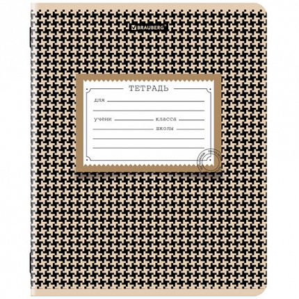 Тетрадь 12 л. BRAUBERG линия, обложка картон, TEXTURE, 107279