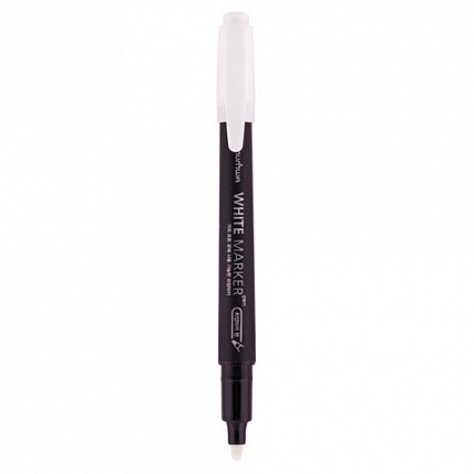 Маркер перманентный БЕЛЫЙ, круглый наконечник 2-4 мм, MUNHWA, WPMM-05