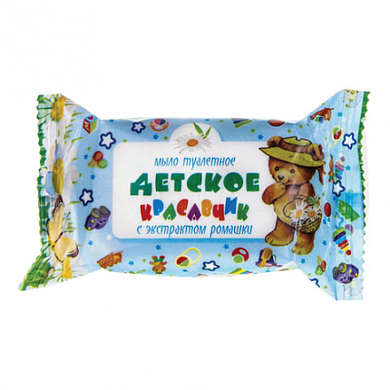Мыло туалетное 100 г, детское, "Красавчик" (Меридиан), "Ромашка", МИНПРОМТОРГ
