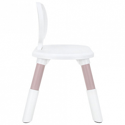 Стул детский BRABIX KIDS CC-001, 2-8 лет, пластик розовый + белый, 533294