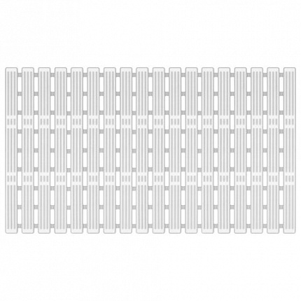 Коврик для ванны противоскользящий износостойкий 68х40 см, "Лесенка", ПП + ТПЭ, присоски, PRIMILA (ПРИМИЛА), 700385