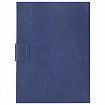 Папка-органайзер семейная для 4-х комплектов документов, формат А4, экокожа, синяя, BRAUBERG, 238206