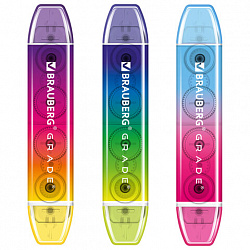 Корректирующая лента двусторонняя 5 мм x 10 м, КОМПЛЕКТ 3 штуки, BRAUBERG "Grade", блистер, 271942