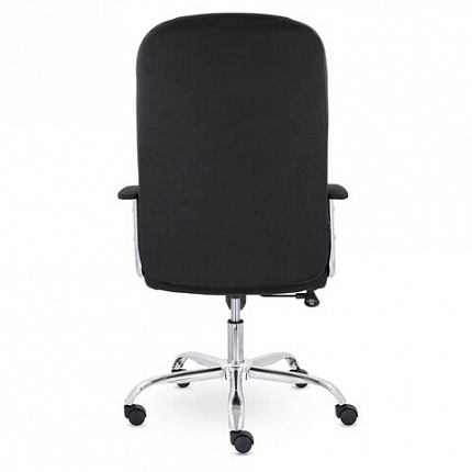 Кресло офисное "Бостон", CH-277, хром, ткань, черный (М-16)