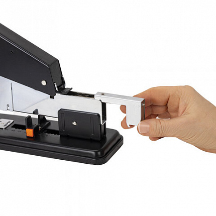 Степлер МОЩНЫЙ №24/6-23/24 металлический STAFF "HEAVY DUTY ECO", до 200 листов, черный, 272737