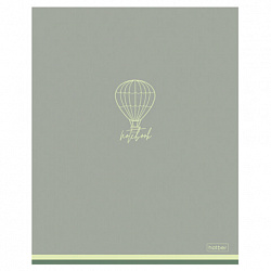 Тетрадь А5 48 л., HATBER скоба, клетка, Soft-touch ламинация, "Лаконично" (микс в спайке), 090520, 48Т5лВ1